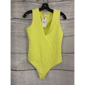 NWT Good American Sculpting Deep V Tank Bodysuit Size M